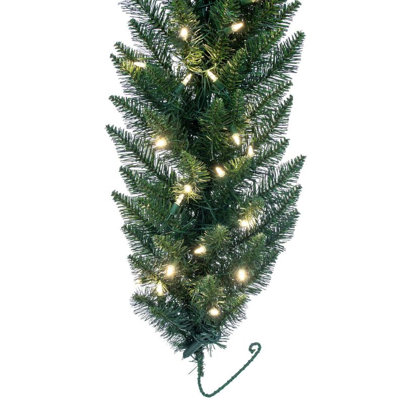 Vickerman 9'x14 Camdon Fir LED Lights Artificial Christmas Garland in Green image number 2