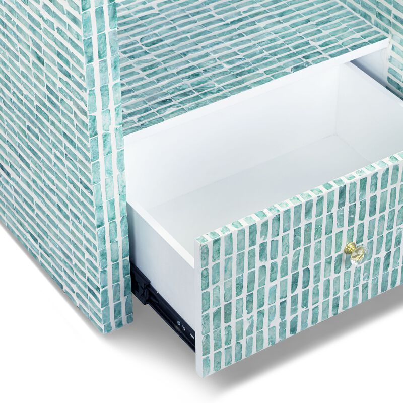 Tia Mother of Pearl Nightstand image number 3