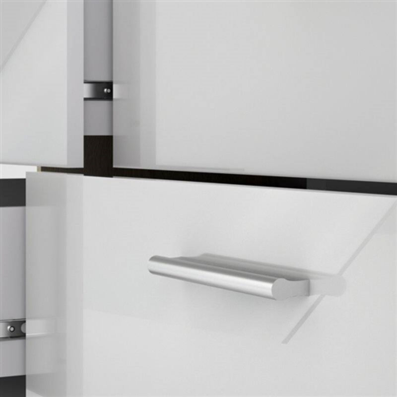 Contemporary 8-Drawer Double Dresser for Bedroom Storage and Style