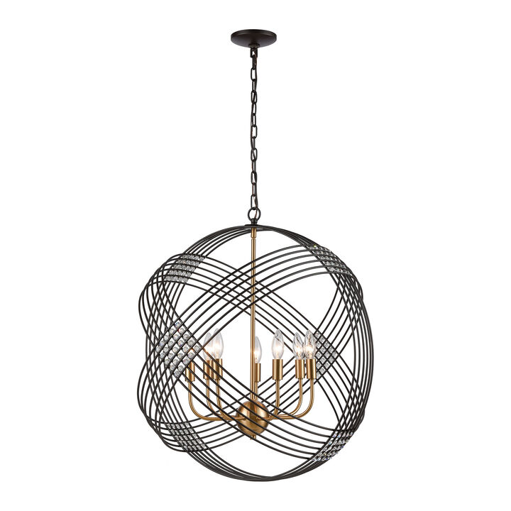 Concentric 26'' Wide 7-Light Chandelier