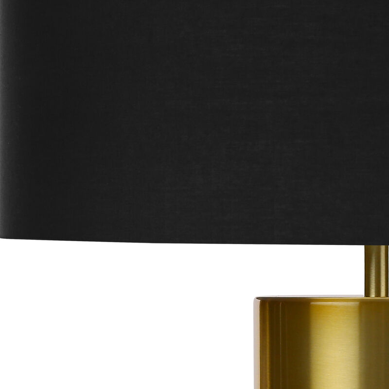 ELEMENT ACE Contemporary 25 Inch Table Lamp with Cylinder Base and Fabric Drum Shade, Adjustable 3-Way Lighting Ideal for Bedroom, Living Room and Nightstand Use image number 3