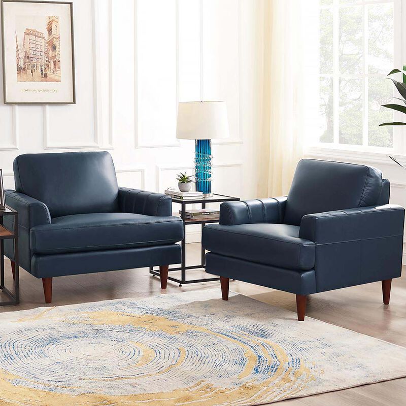 Cassia Top Grain Leather Chair