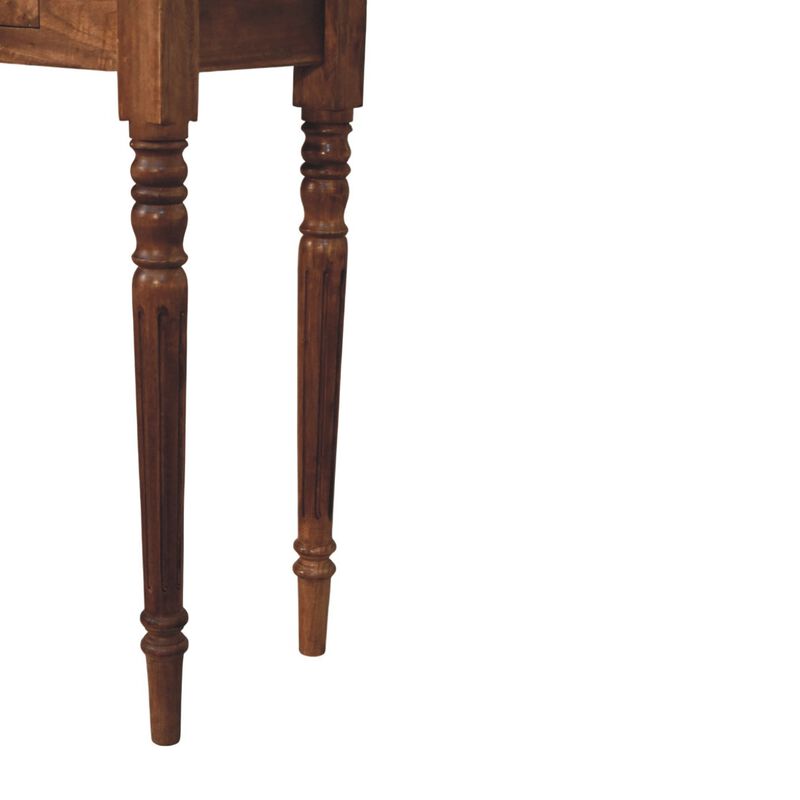 Artisan Furniture Solid Wood Three Drawer Console with Turned Legs image number 6