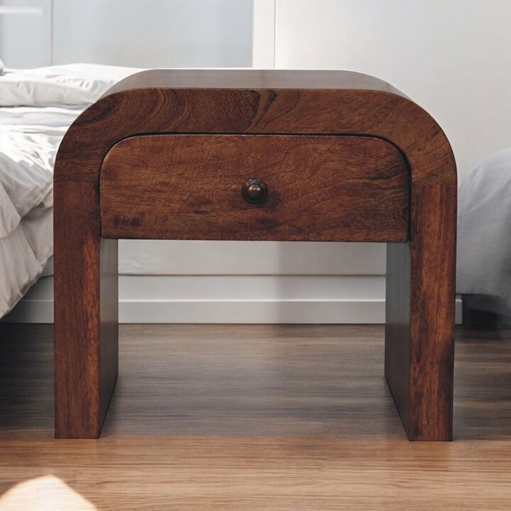 Artisan Furniture Solid Wood Honey Caramel Darcy Bedside