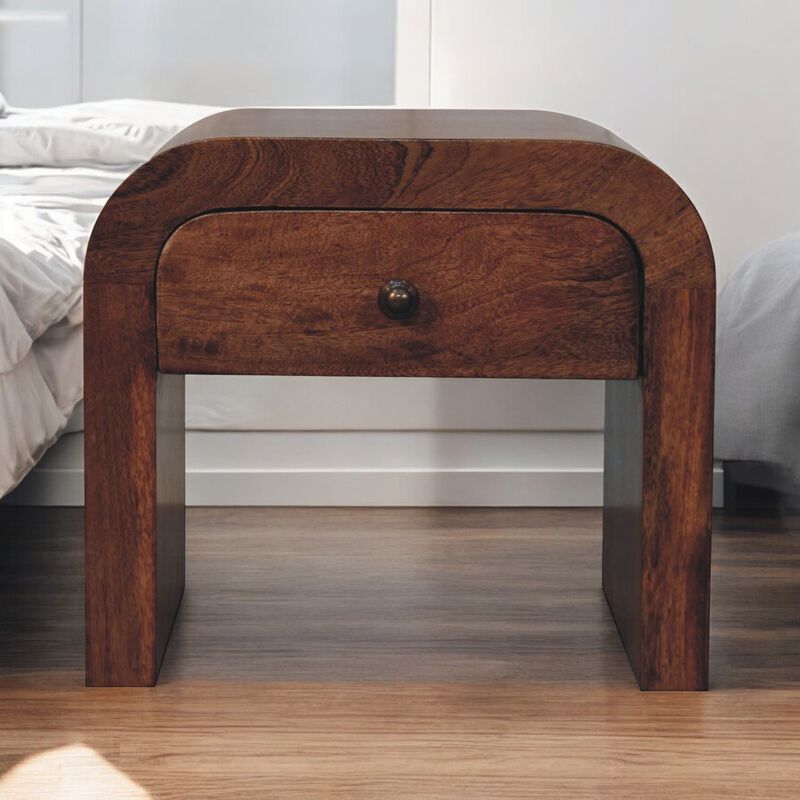 Artisan Furniture Solid Wood Honey Caramel Darcy Bedside