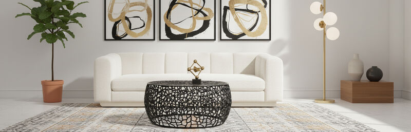 Meridian Furniture Priya Black Coffee Table image number 1