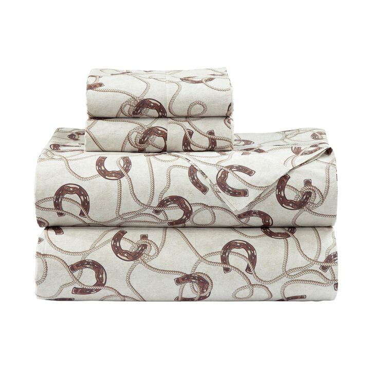 Pierre Equestrian King Sheet Set