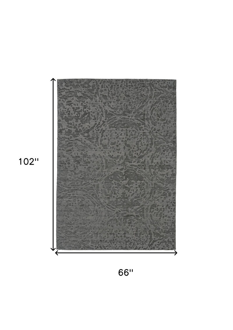HomeRoots Abstract Hand Woven Area Rug image number 3
