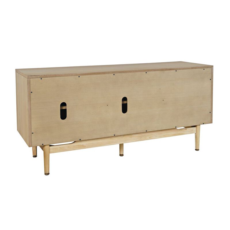 Jofran Olson 57 Mid-Century Modern Scandinavian Console TV Stand Storage Cabinet