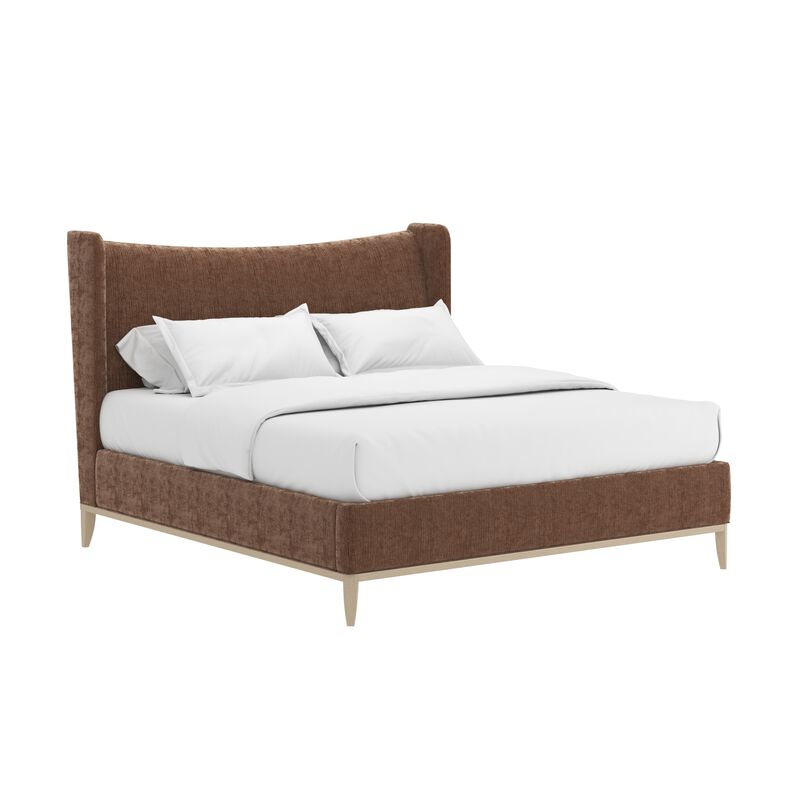 Edwin Wing Shelter Upholstered Bed image number 0