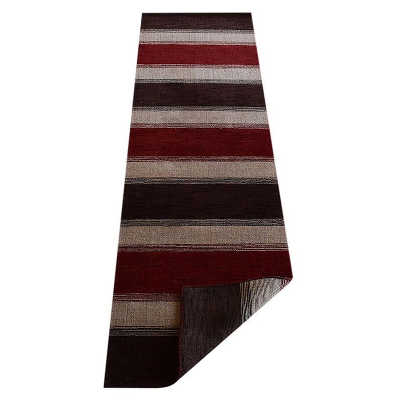 RUGSOTIC CARPETS HAND KNOTTED LOOM WOOL ECO-FRIENDLY AREA RUGS  - Runner, Contemporary Modern Design, High Pile Handmade Anti Skid Rugs for Living Room (L00207) image number 4
