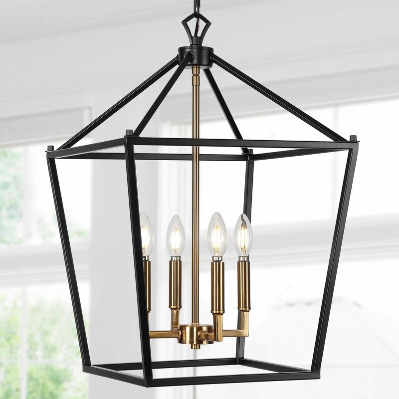 PagodaBulb Lantern Metal LED Pendant