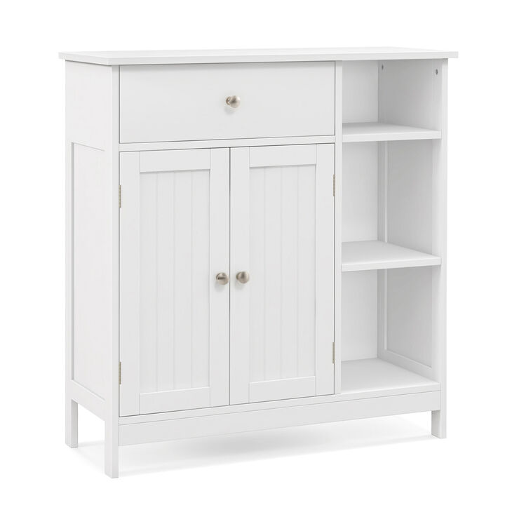 Freestanding Bathroom Cabinet Storage Organizer with 1 Large Drawer