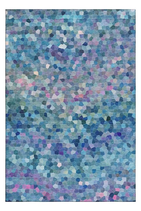Kaleidoscope KL1 Turquoise 9' x 12' Rug