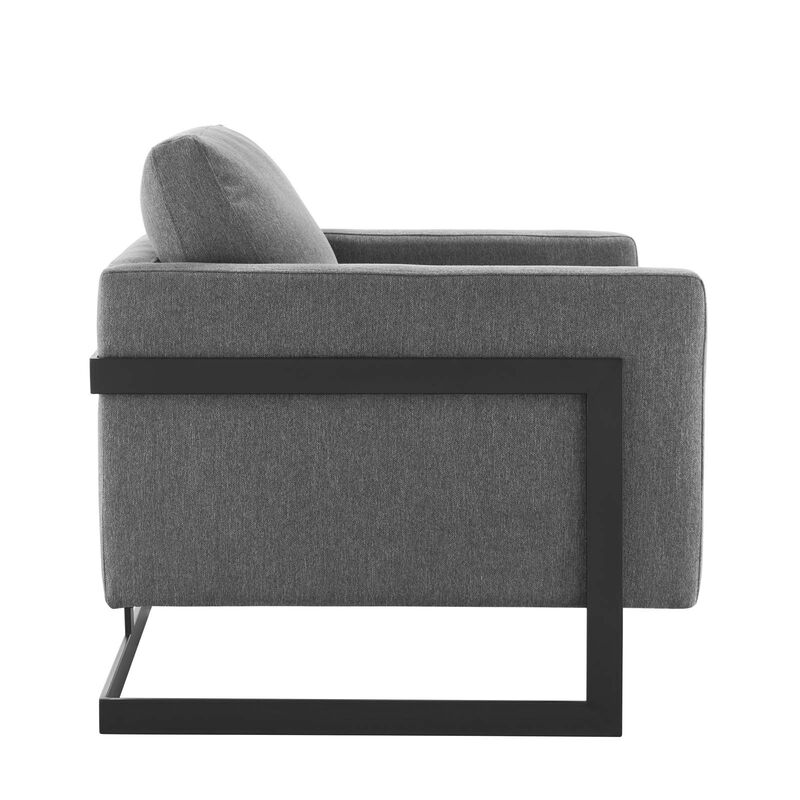 Posse Performance Velvet Accent Chair image number 3
