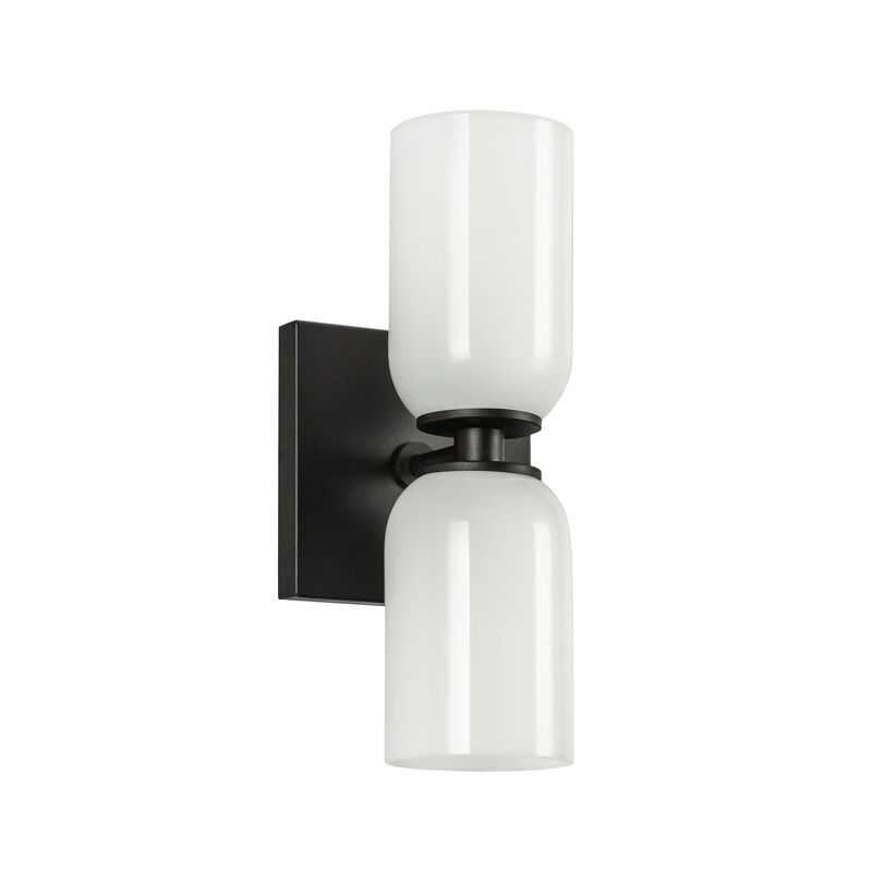 Nola 12-in 2 Lights Damp-Rated Wall Sconce image number 1