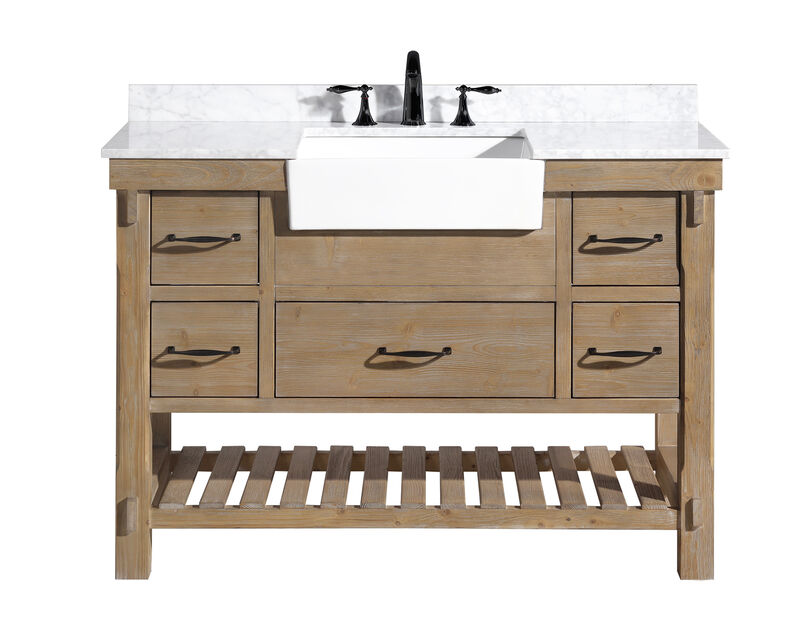 Marina 48" Bathroom Vanity Weathered Fir image number 0