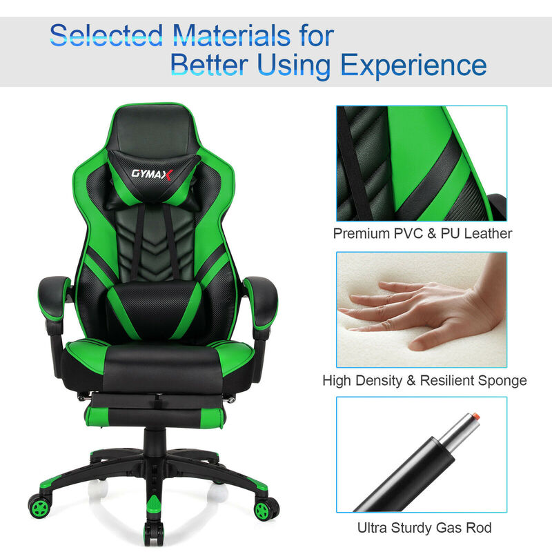 Costway Office Computer Desk Chair Gaming Chair Adjustable Swivel