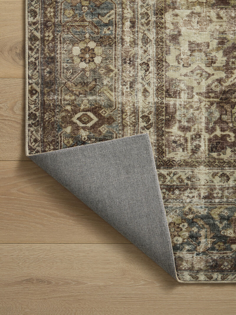 Sinclair SIN01 Rust/Lagoon 3'6" x 5'6" Rug