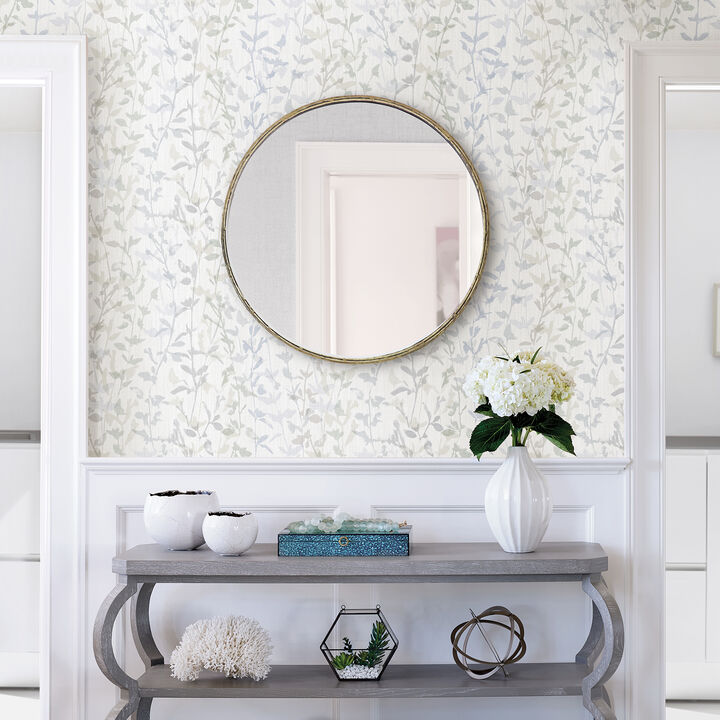 Thea Grey Floral Trail Wallpaper