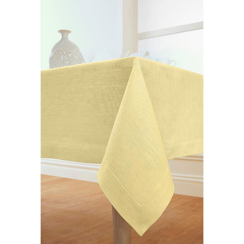 Solino Home Athena 100% Linen Tablecloth &ndash; Handcrafted, Machine Washable, Perfect for Holiday and Everyday Dining