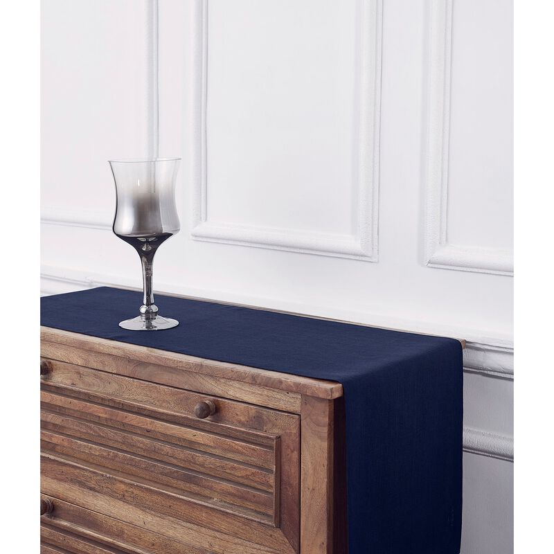 Solino Home 100% Pure Linen Table Runner - Fete