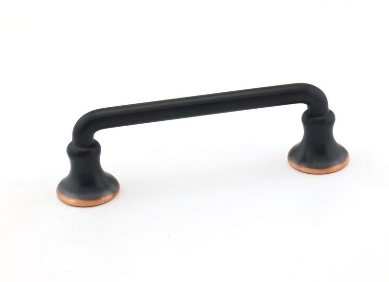 Richelieu Hardware BP873BORB Toulon Collection 3-inch (76 mm) Center-to-Center Brushed Oil-Rubbed Bronze Traditional Round Cabin