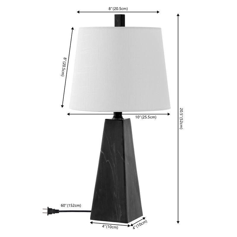 Owen Contemporary Resin LED Table Lamp