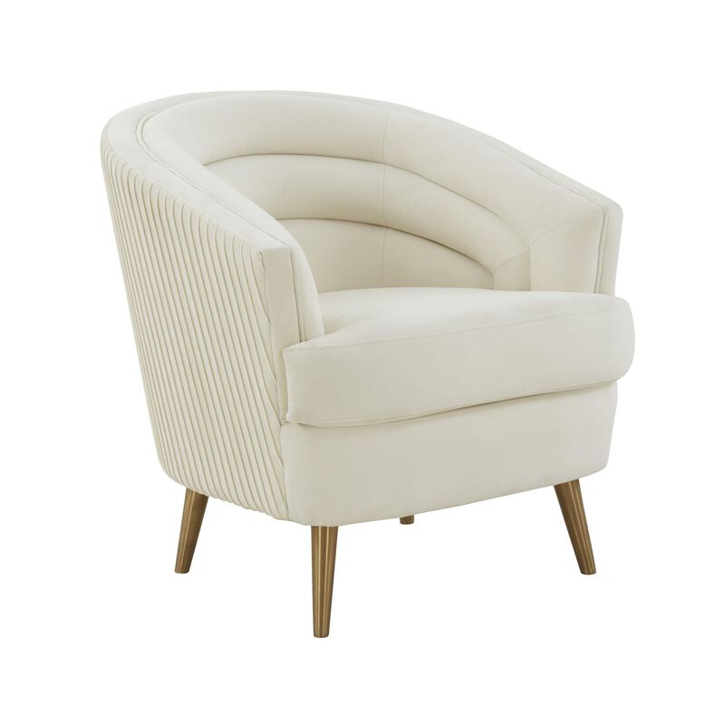 Jules Velvet Accent Chair by Inspire Me Home Decor