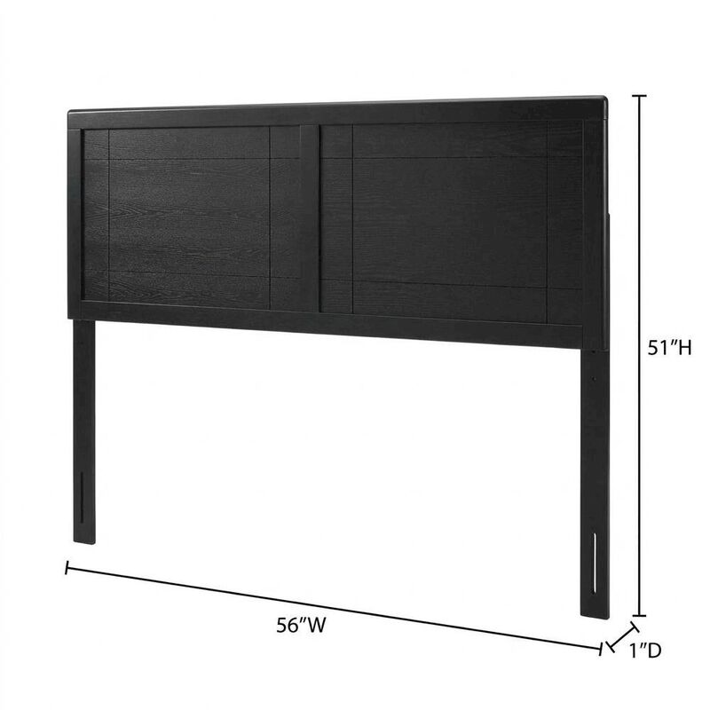 Wood Full Headboard with Classic Design and Durable Construction for Bed image number 2