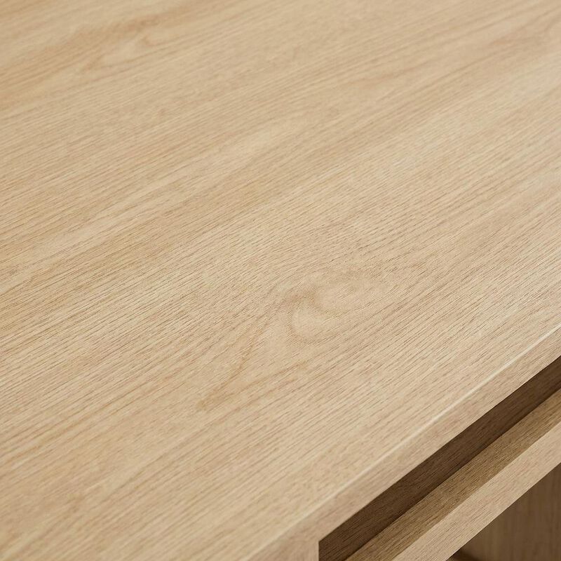 Black Office Desk with Spacious Work Surface and Modern Design image number 5