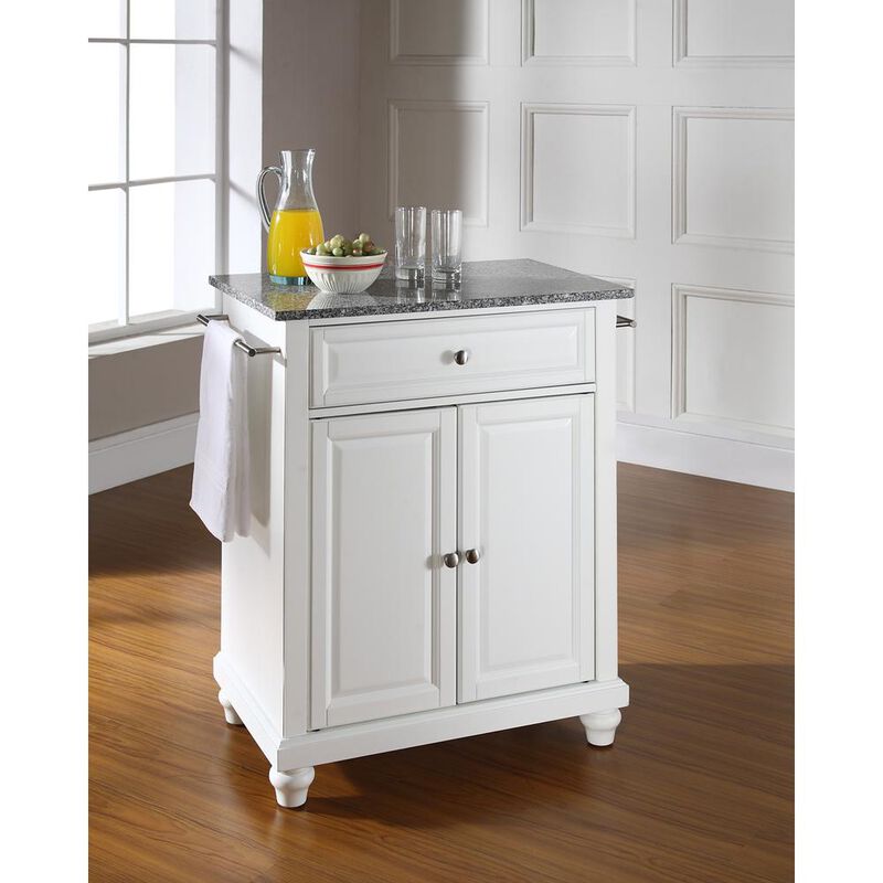 Cambridge Granite Top Portable Kitchen Island/Cart