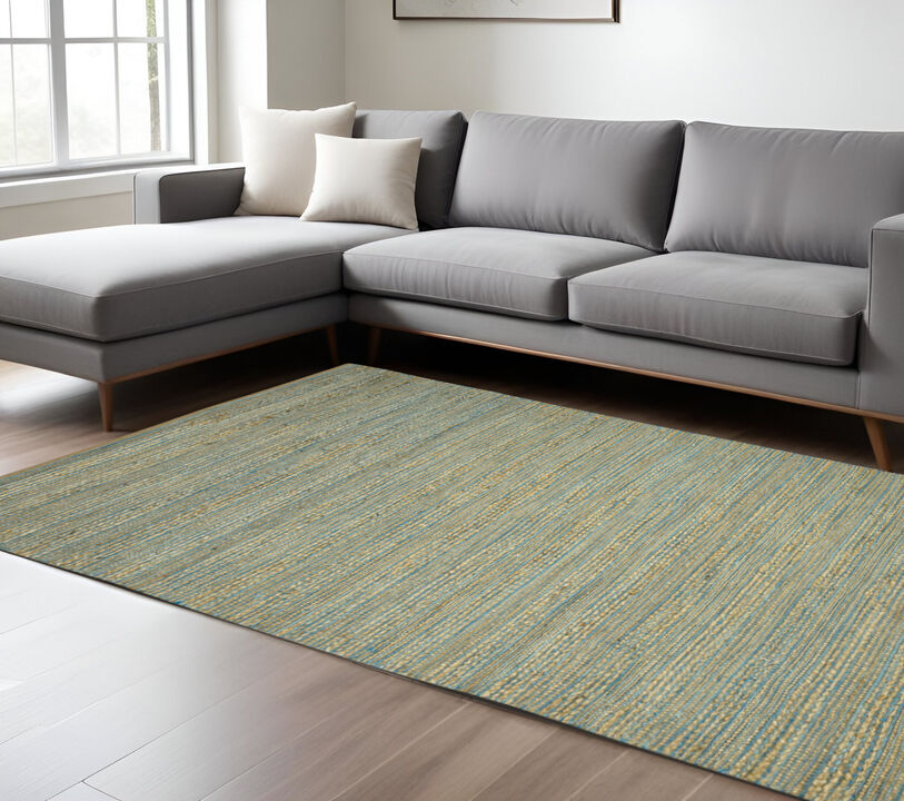 HomeRoots Oriental Hand Woven Area Rug With Fringe