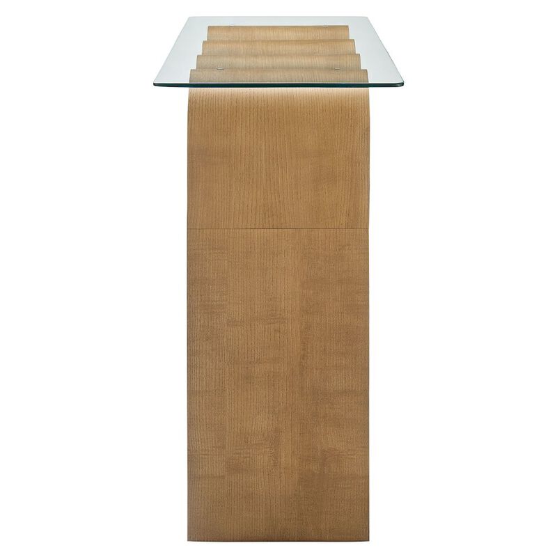 Ondine Glass Top 50" Console Table image number 3