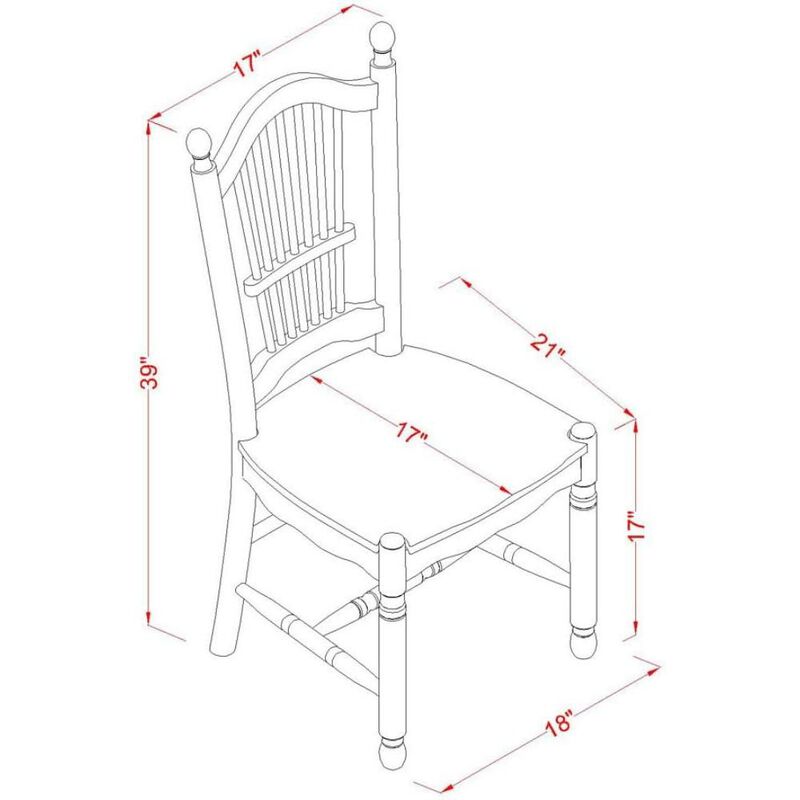 Dining Room Set Buttermilk & Cherry