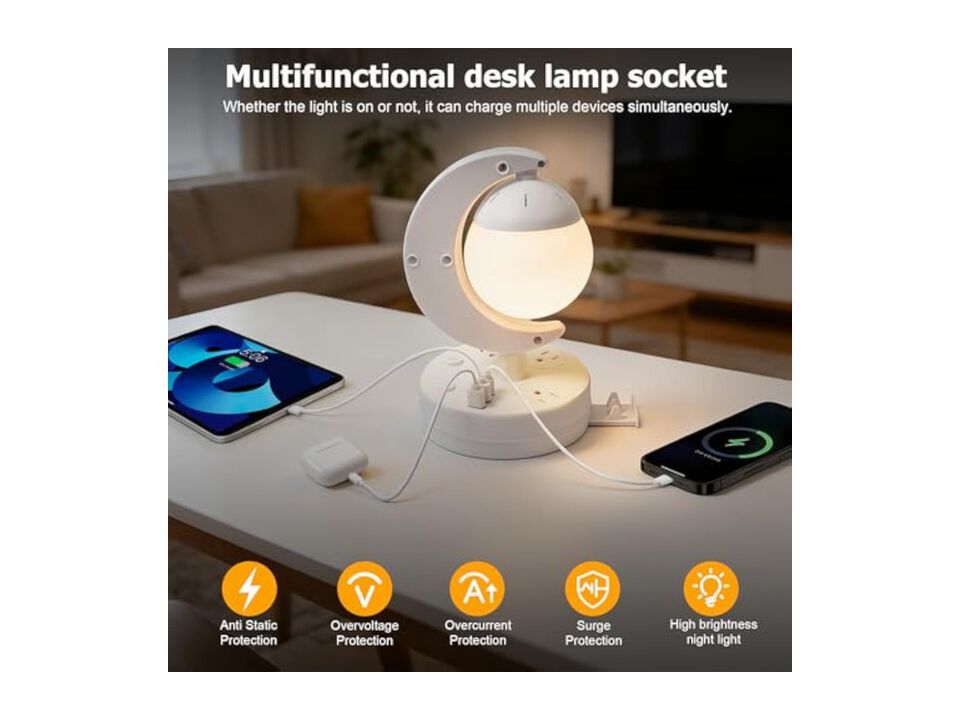 Dimmable LED 3 Color Desk Lamp For Living Room Bedroom Home Office
