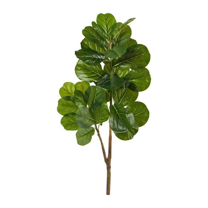 Nearly Natural 3.5-in Fiddle Leaf Fig Artificial Tree  (No Pot)