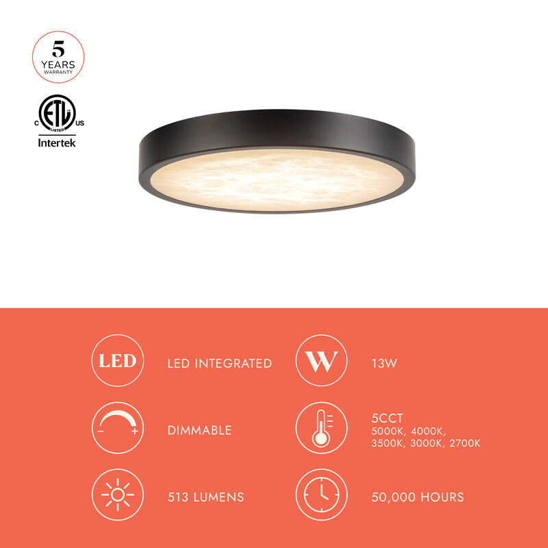 Evelyn 7 in LED Flush Mount image number 7