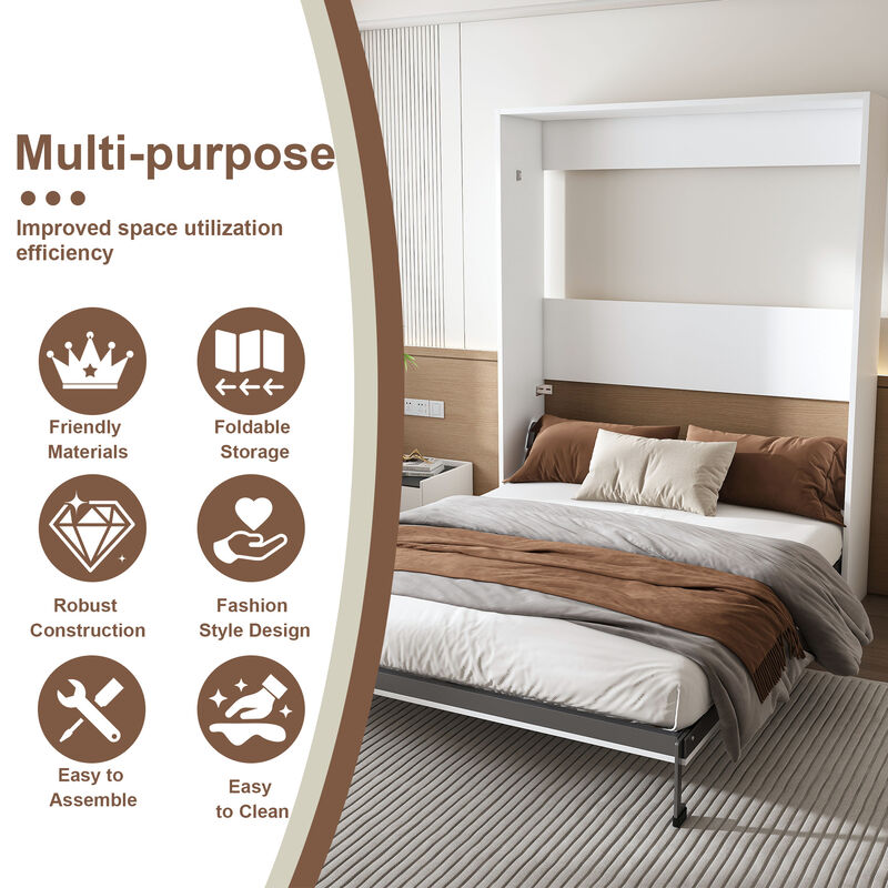 Stelun foldable wall bed image number 2