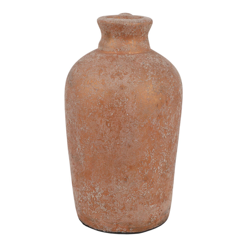 Terracotta Textured Jug Vase image number 5
