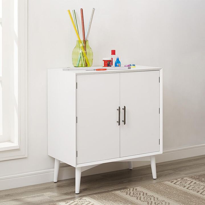 Crosley Furniture Landon Bar Cabinet White