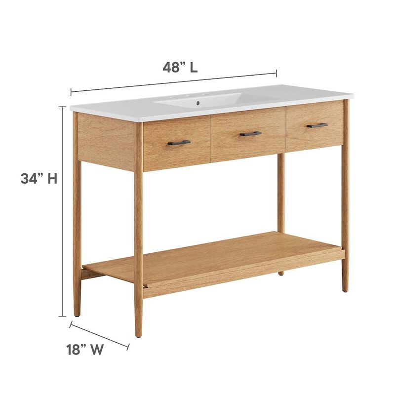 Zaire 48" Single Sink Bathroom Vanity image number 2