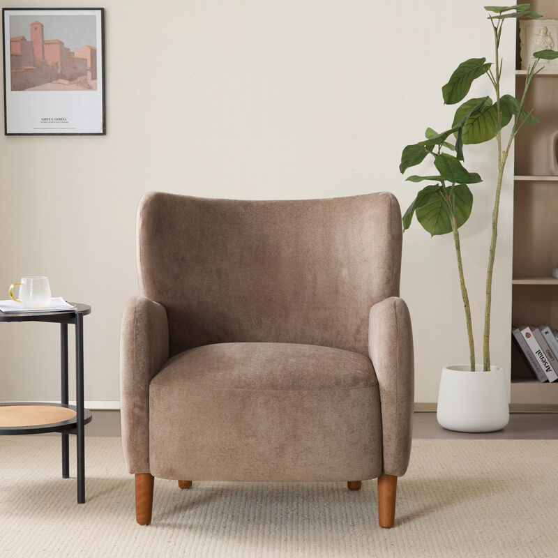 Christopher Knight Home Andy Indoor Wingback Velvet Upholstered Accent Chairs