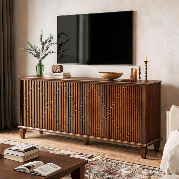 Sketvu 58" Mid Century Modern TV Stand