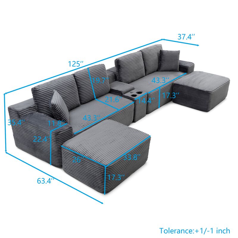 Regho Sectional Sofa image number 9