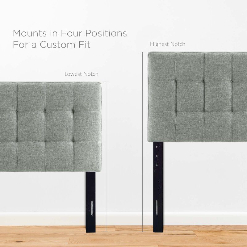 Modway - Lily Twin Upholstered Fabric Headboard image number 4