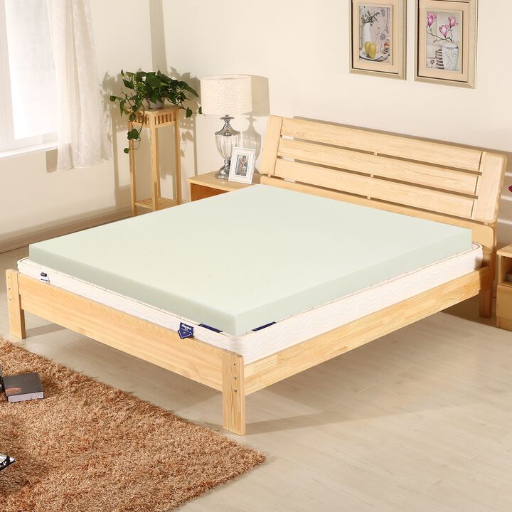 3-Inch Bed Mattress Topper Air Cotton for All Night's Comfy Soft Mattress Pad