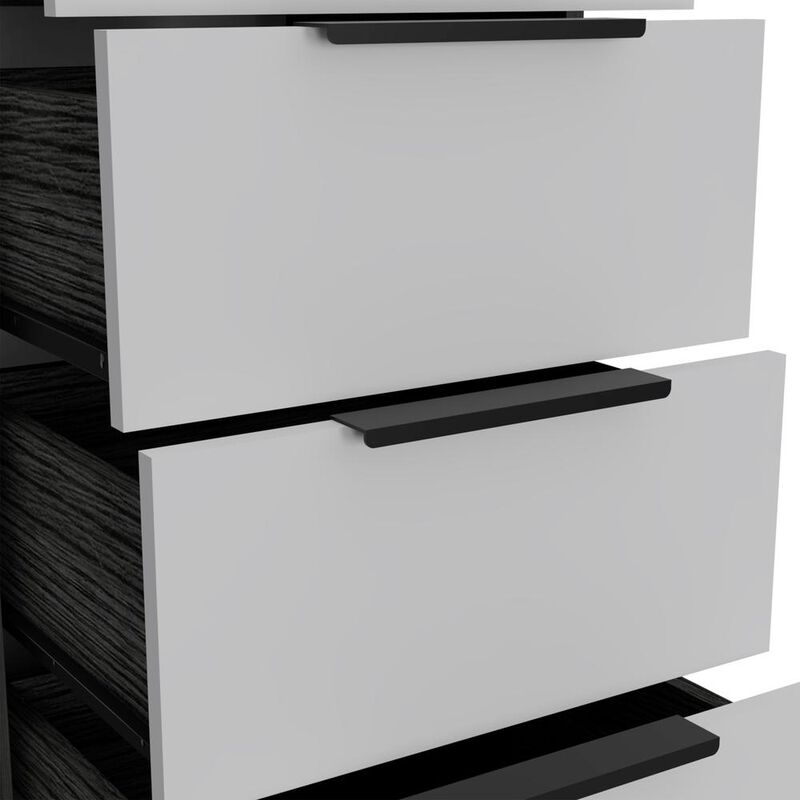 Egeo 5 Dawer Dresser Grey Oak