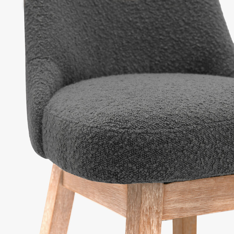 WestinTrends 26" Upholstered Swivel Counter Height Bar Stool