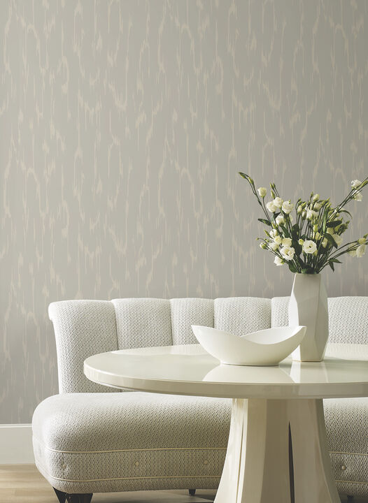Flowing Dark Taupe Wallpaper (Set of 2)